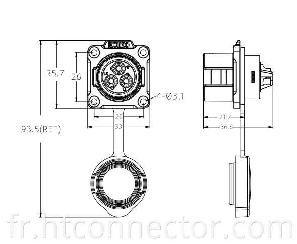 High power aviation plug